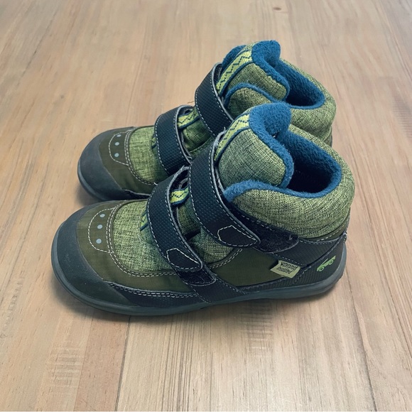 See Kai Run | Atlas II Insulated Boots Toddler Size 12 Green Hook & Loop - Picture 4 of 8